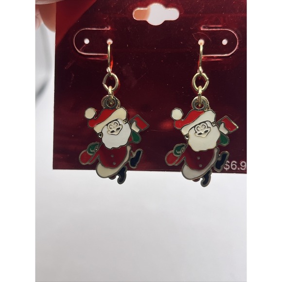 Christmas Earrings 3 Pack- Christmas Tree, Santa, Snowflake‎ - Picture 2 of 4